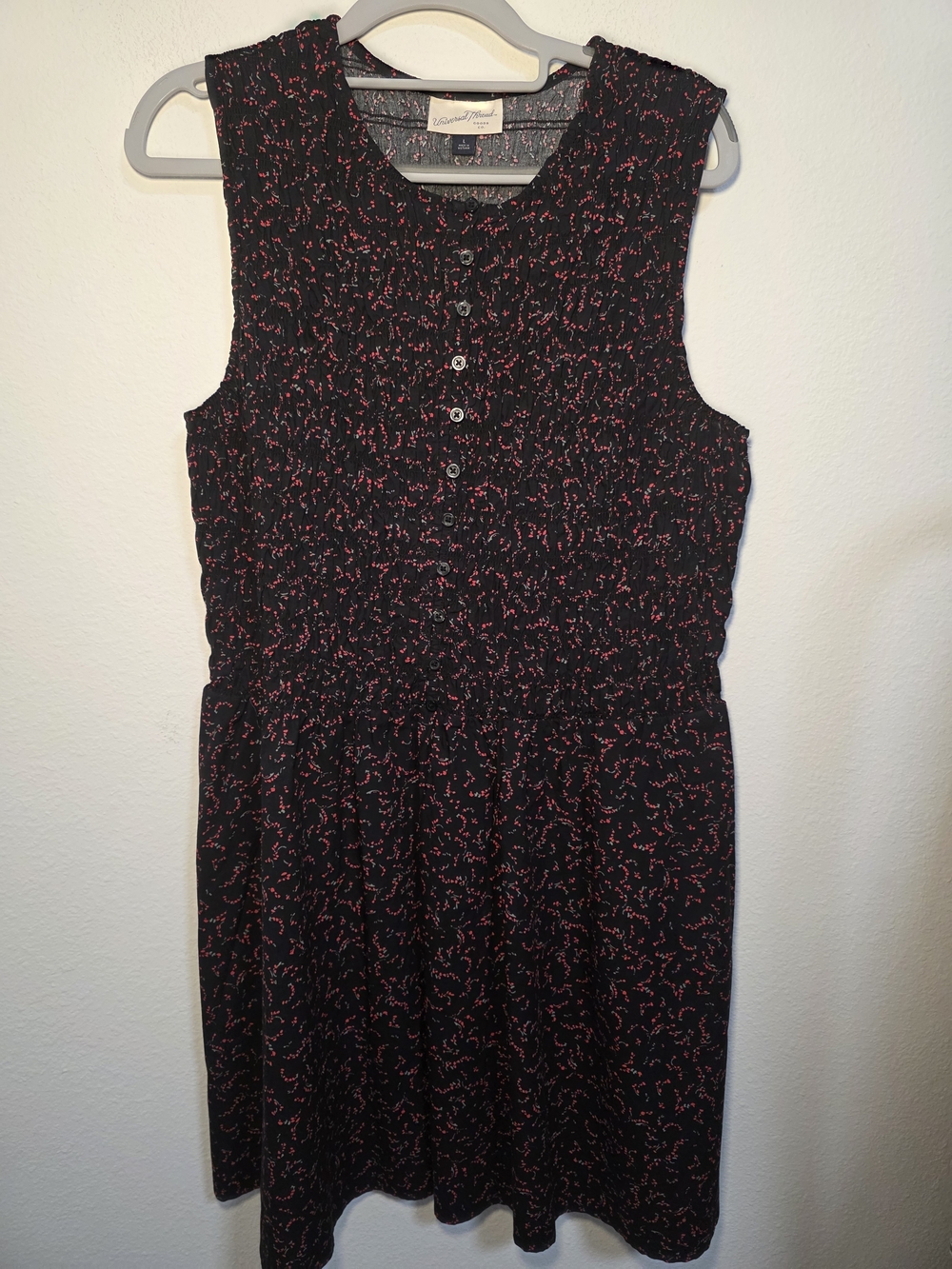 Universal Thread Women's Smocked Mini A-Line Dress Large